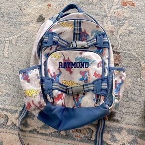 Pottery barn kid medium size bag pack Raymond monogram